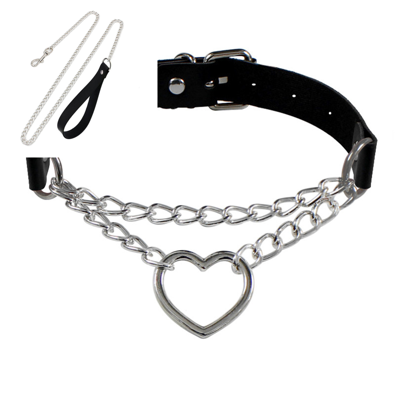 Hjerteformet tilbehør halskjede