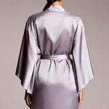 Kimono for damer - Midnatt Grå Lilla