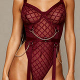 Body for damer - WILD Bordeaux