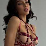 Firedelt undertøysett med lårbånd - AURORA