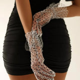 Spitzenhandsker for damer hvite av spiss - NESS