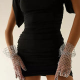 Spitzenhandsker for damer hvite av spiss - NESS